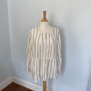 Fever Lace Strip Sleeve Blouse‎ NEW